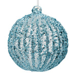 Blue Christmas decoration on a white background