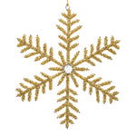 Set of 3 Snowflakes - Gold II -